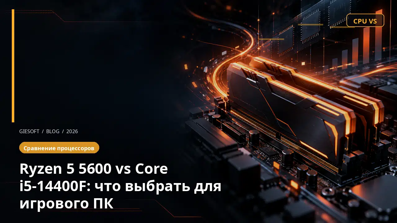 Ryzen 5 5600 vs Core i5-14400F: что выбрать для игрового ПК