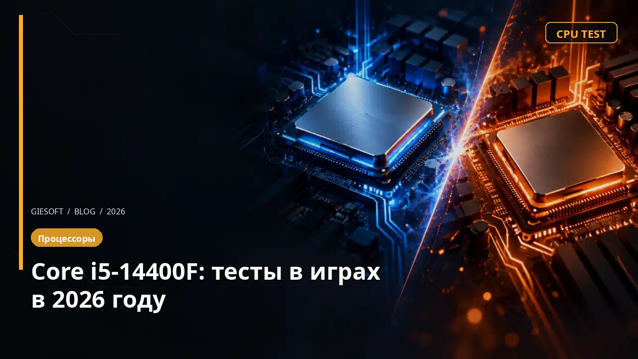 Core i5-14400F: тесты в играх в 2026 году