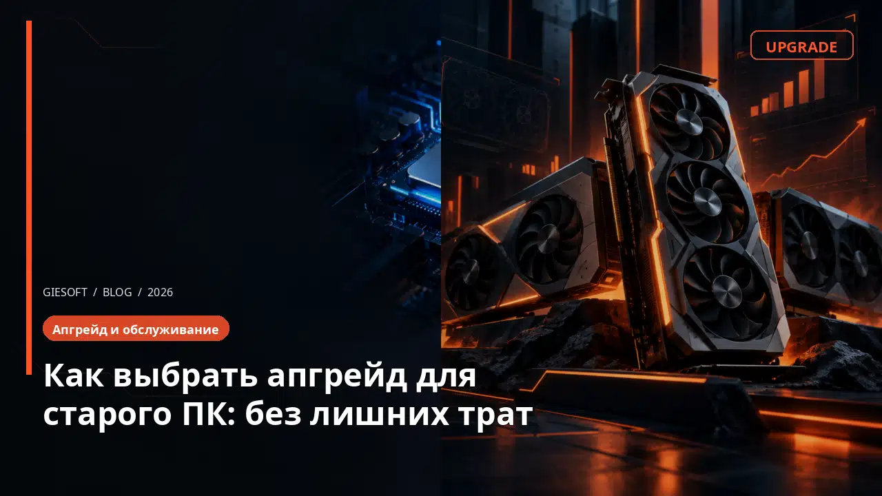 Как выбрать апгрейд для старого ПК: без лишних трат
