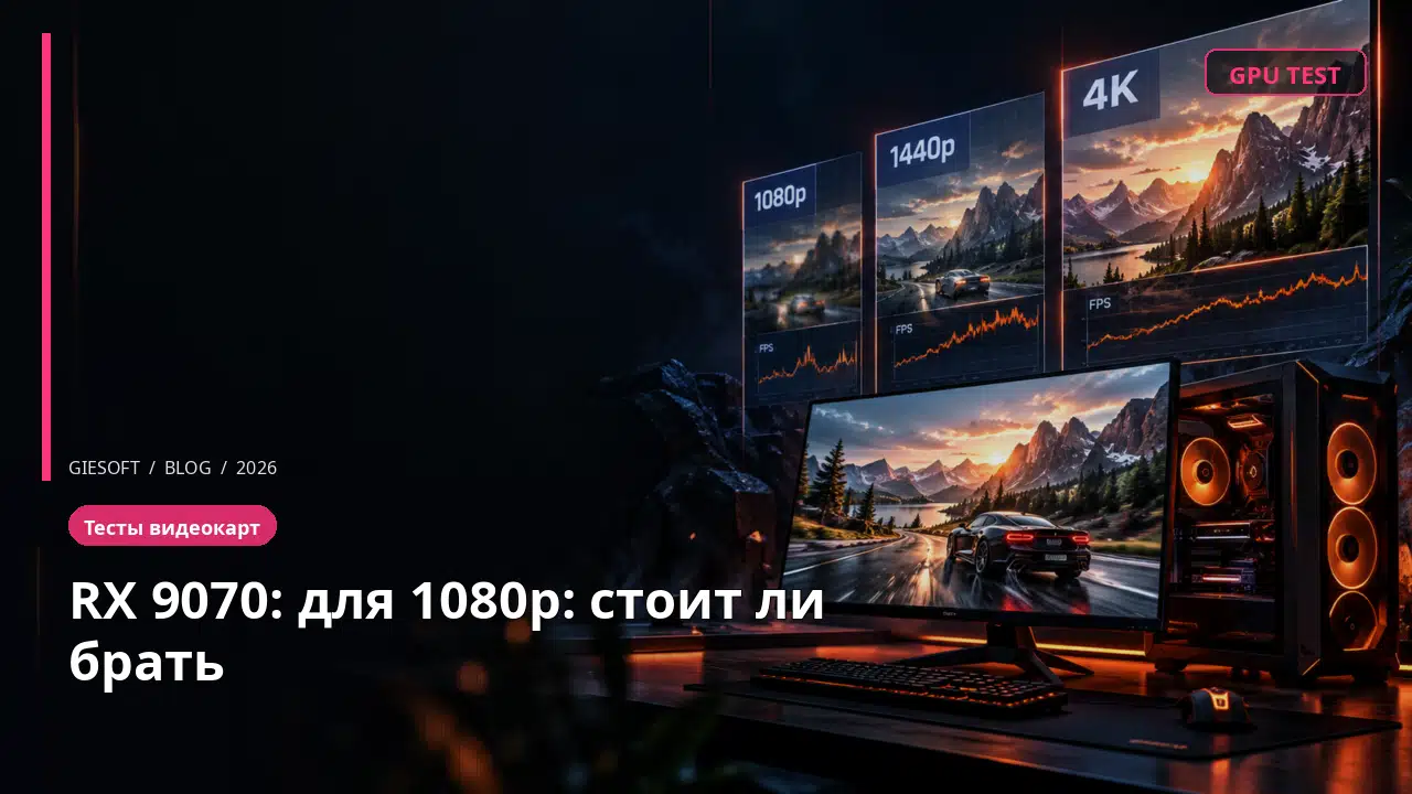 RX 9070: для 1080p: стоит ли брать