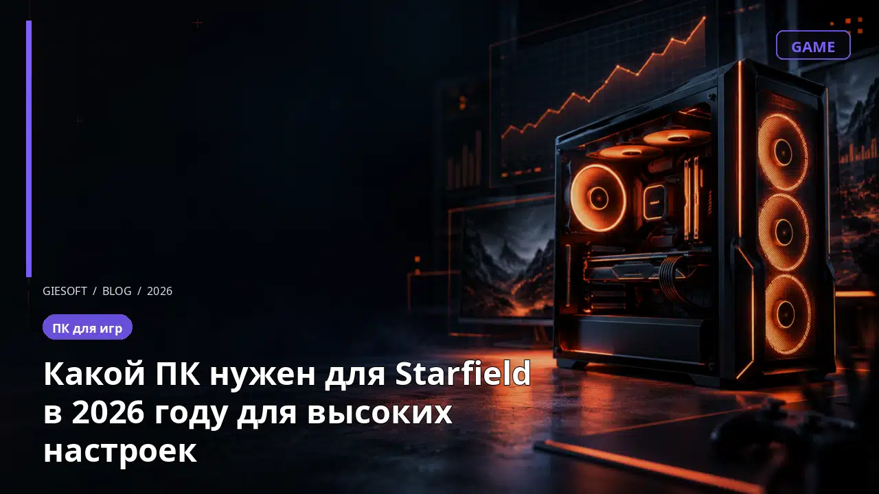 Какой ПК нужен для Starfield в 2026 году для высоких настроек
