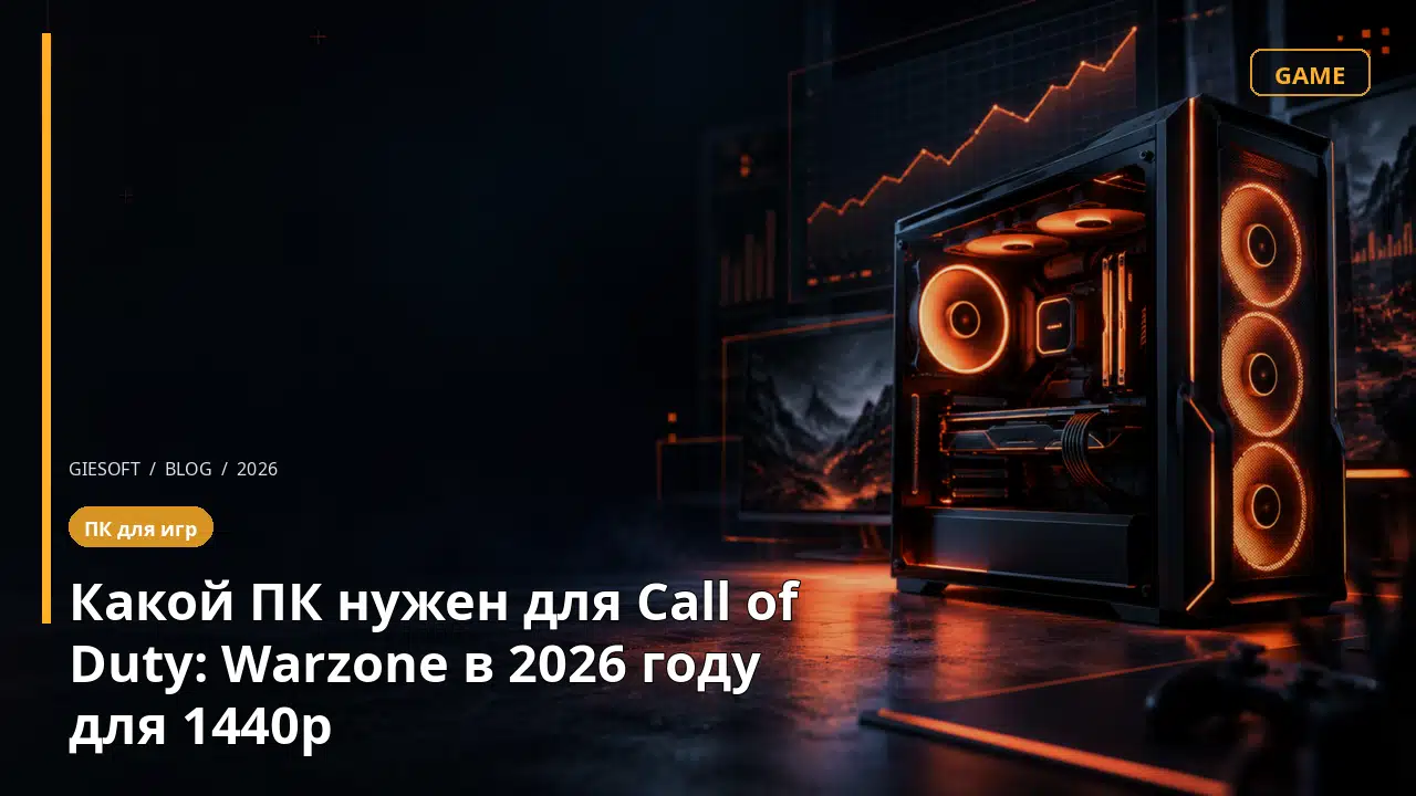 Какой ПК нужен для Call of Duty: Warzone в 2026 году для 1440p