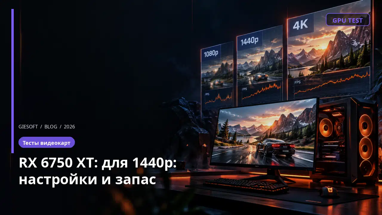 RX 6750 XT: для 1440p: настройки и запас