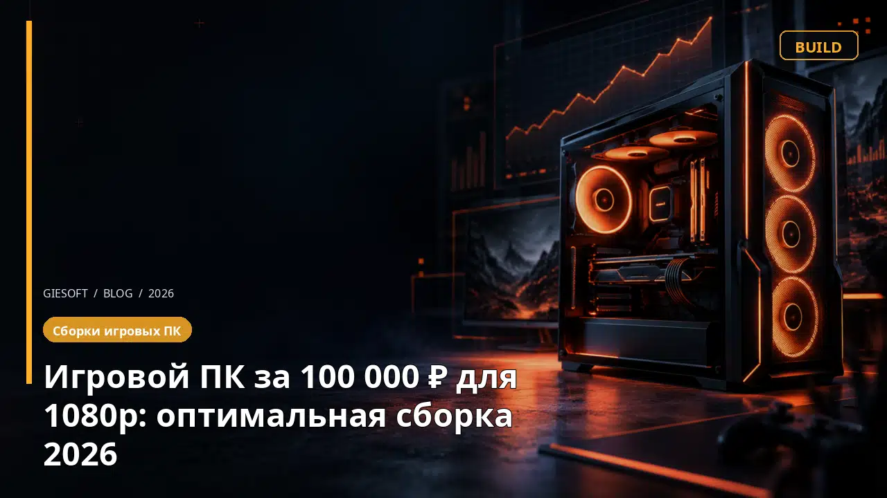 Игровой ПК за 100 000 ₽ для 1080p: оптимальная сборка 2026