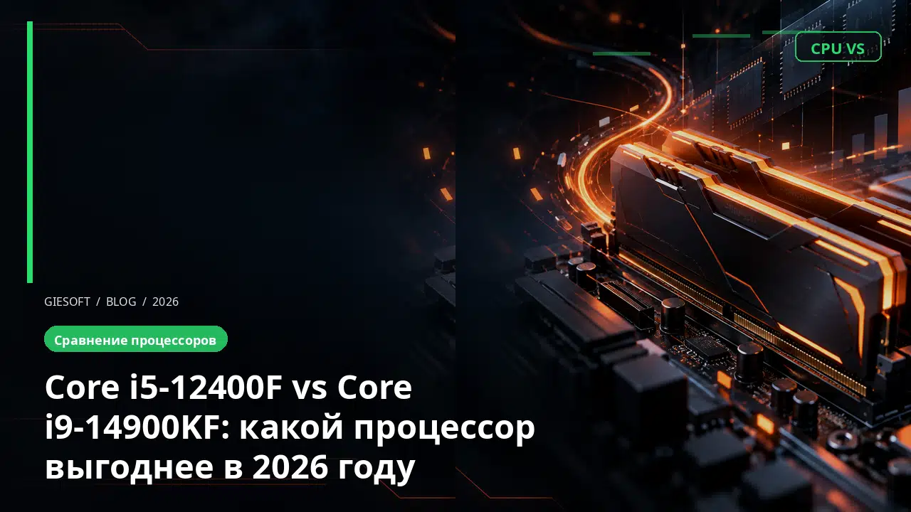 Core i5-12400F vs Core i9-14900KF: какой процессор выгоднее в 2026 году