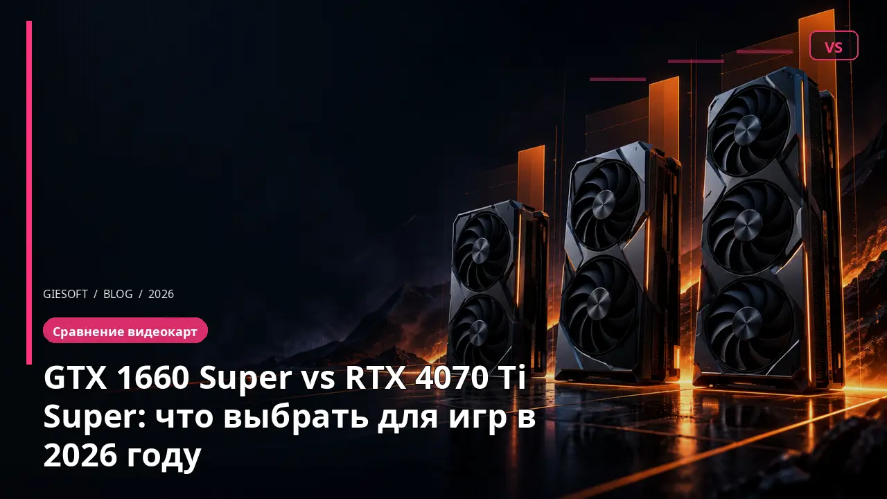 GTX 1660 Super vs RTX 4070 Ti Super: что выбрать для игр в 2026 году