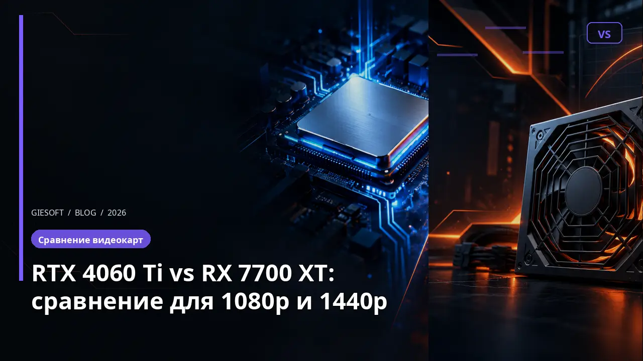 RTX 4060 Ti vs RX 7700 XT: сравнение для 1080p и 1440p