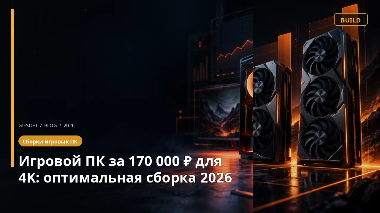 Игровой ПК за 170 000 ₽ для 4K: оптимальная сборка 2026