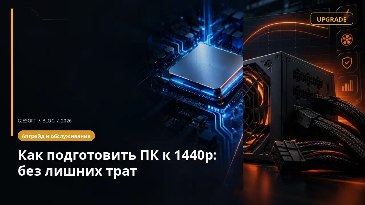 Как подготовить ПК к 1440p: без лишних трат