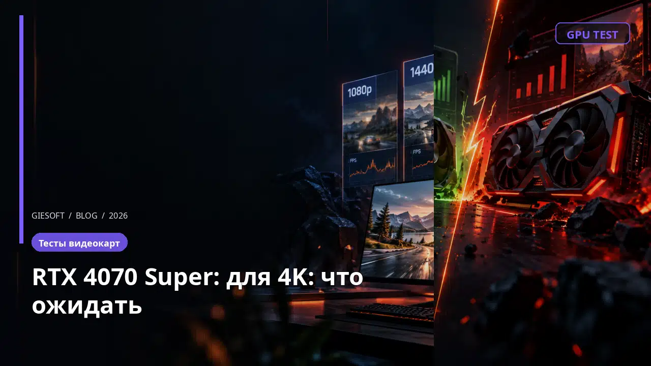 RTX 4070 Super: для 4K: что ожидать