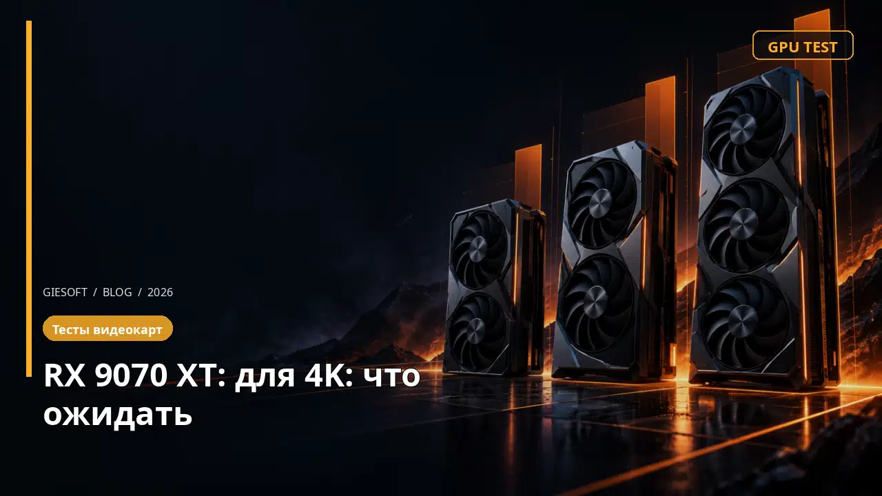RX 9070 XT: для 4K: что ожидать