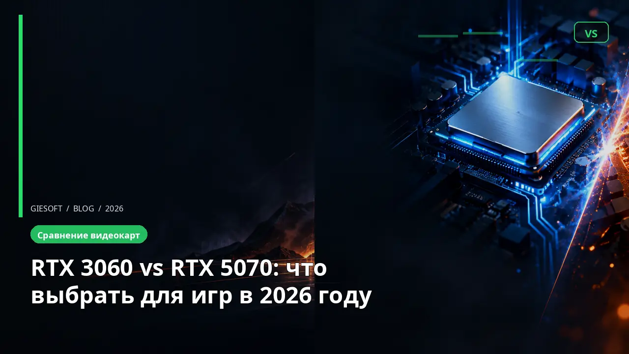 RTX 3060 vs RTX 5070: что выбрать для игр в 2026 году