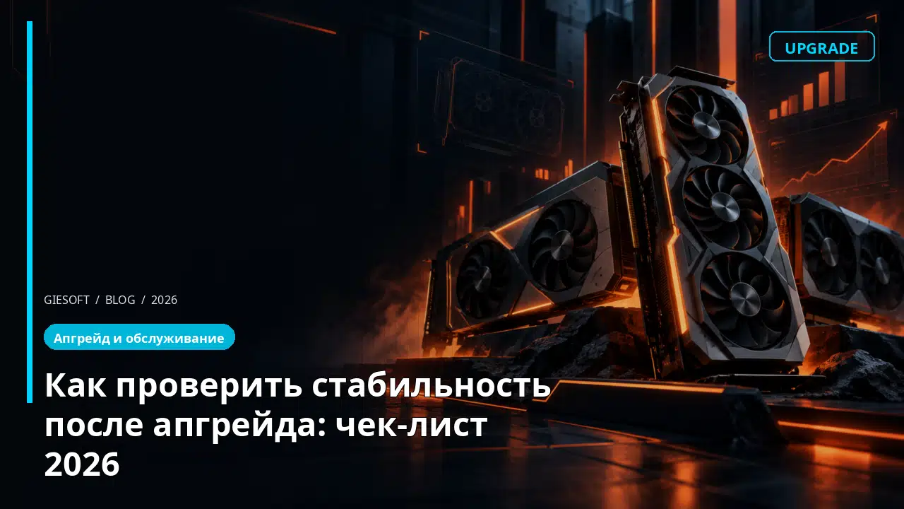 Как проверить стабильность после апгрейда: чек-лист 2026
