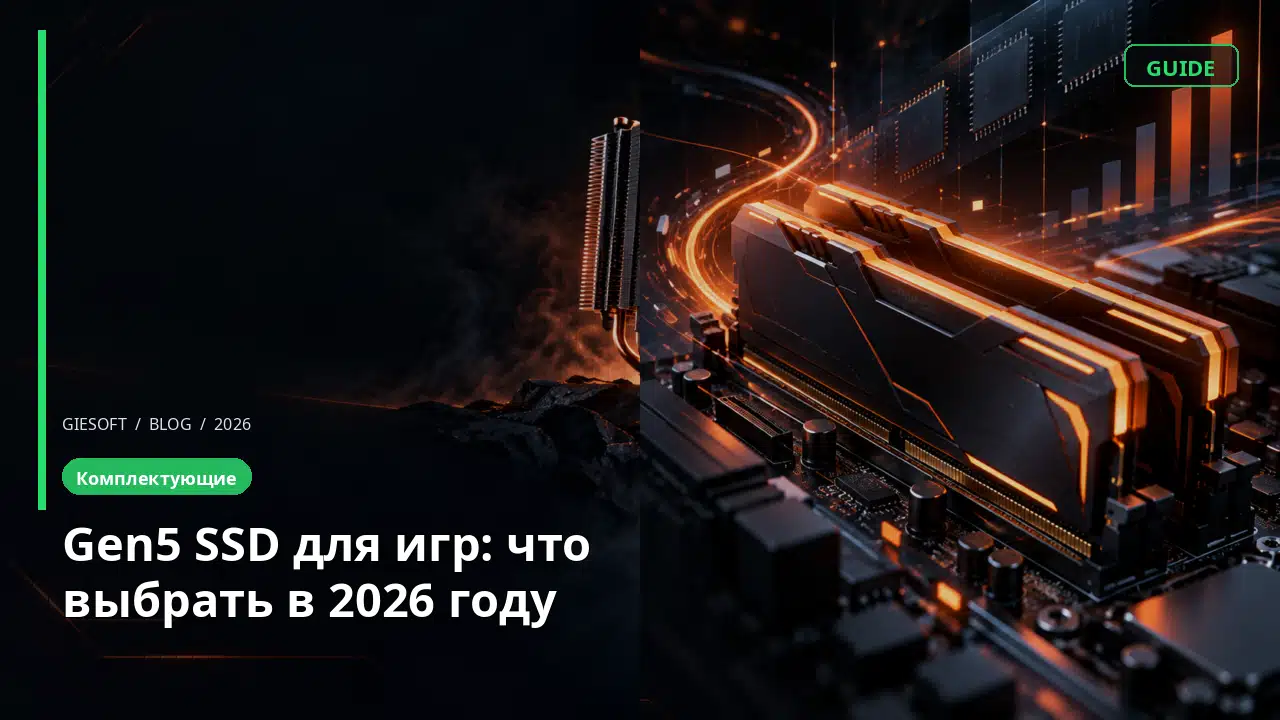 Gen5 SSD для игр: что выбрать в 2026 году