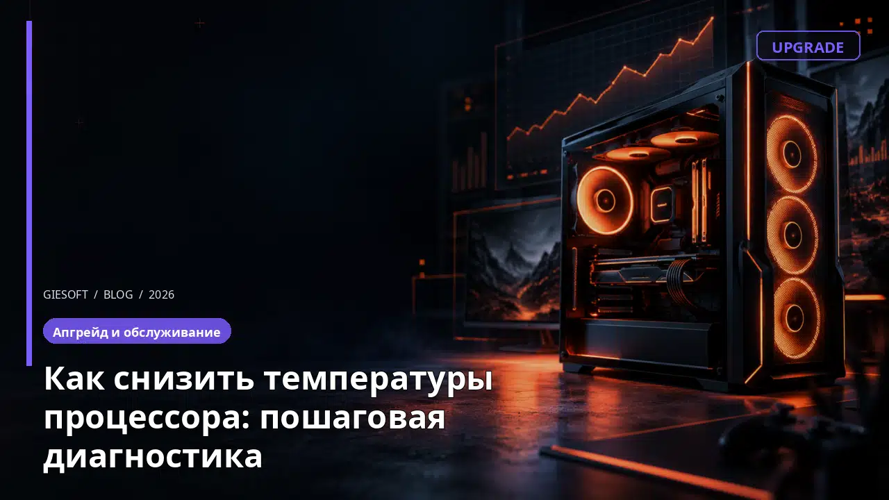 Как снизить температуры процессора: пошаговая диагностика