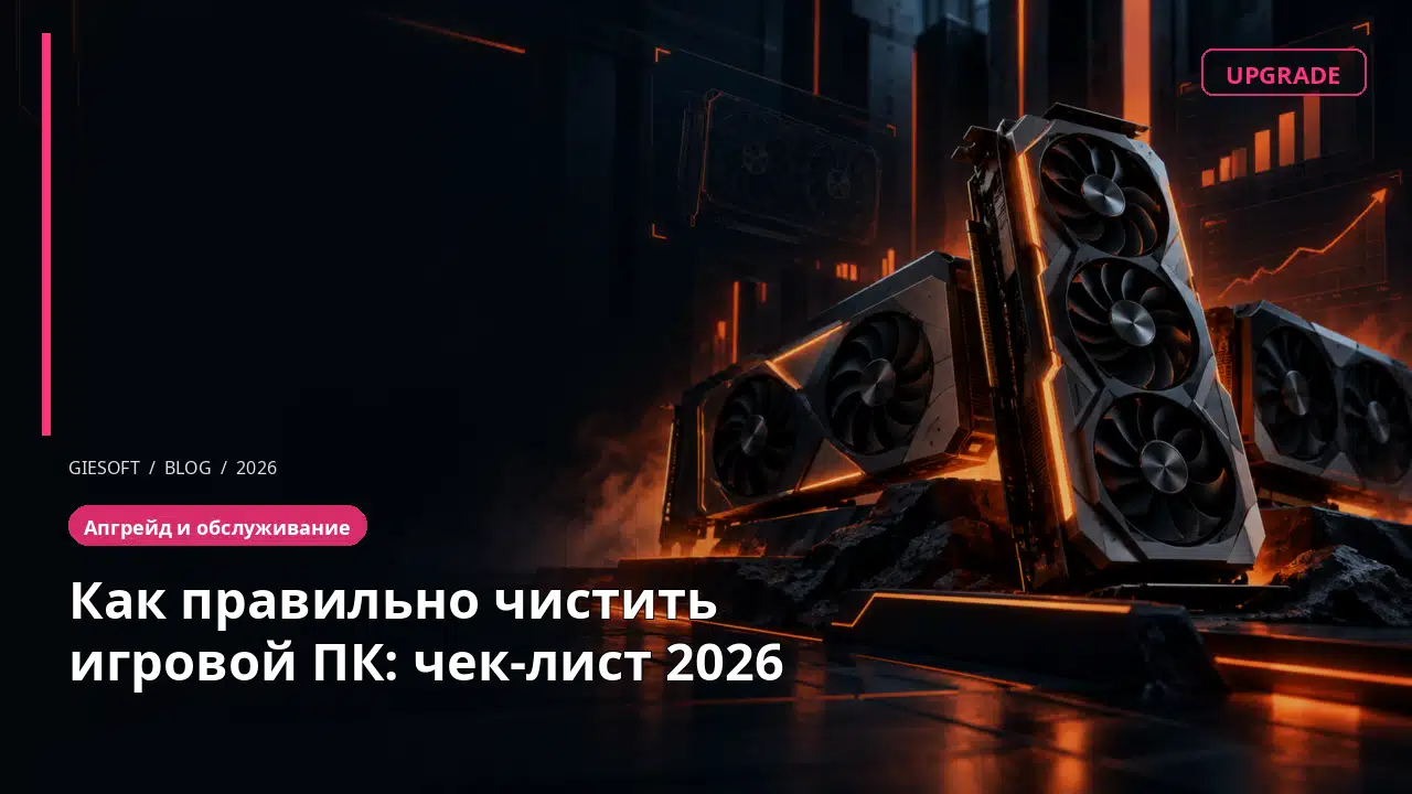 Как правильно чистить игровой ПК: чек-лист 2026