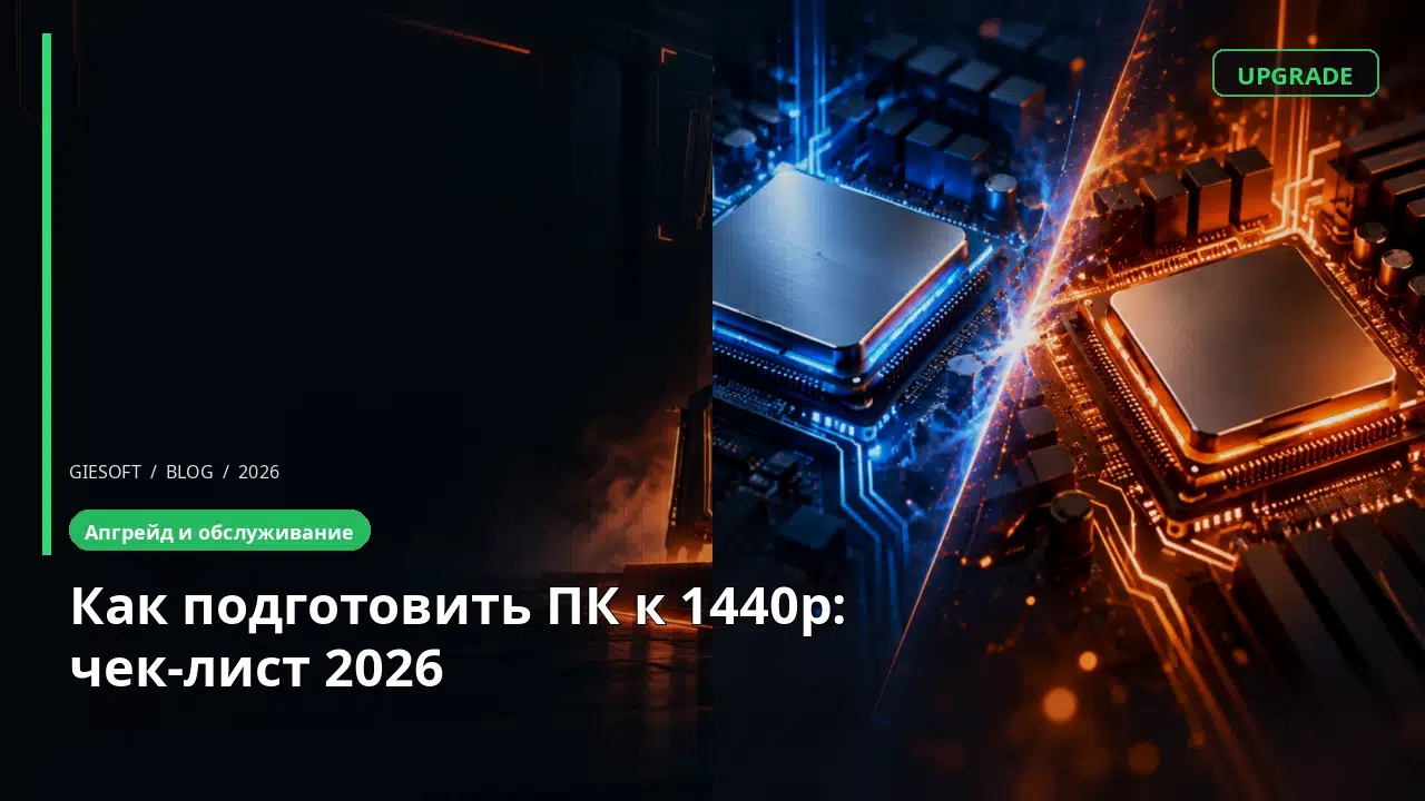 Как подготовить ПК к 1440p: чек-лист 2026