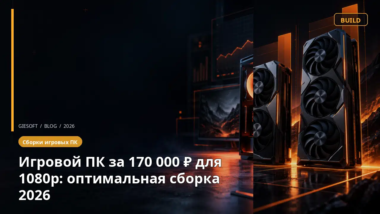 Игровой ПК за 170 000 ₽ для 1080p: оптимальная сборка 2026