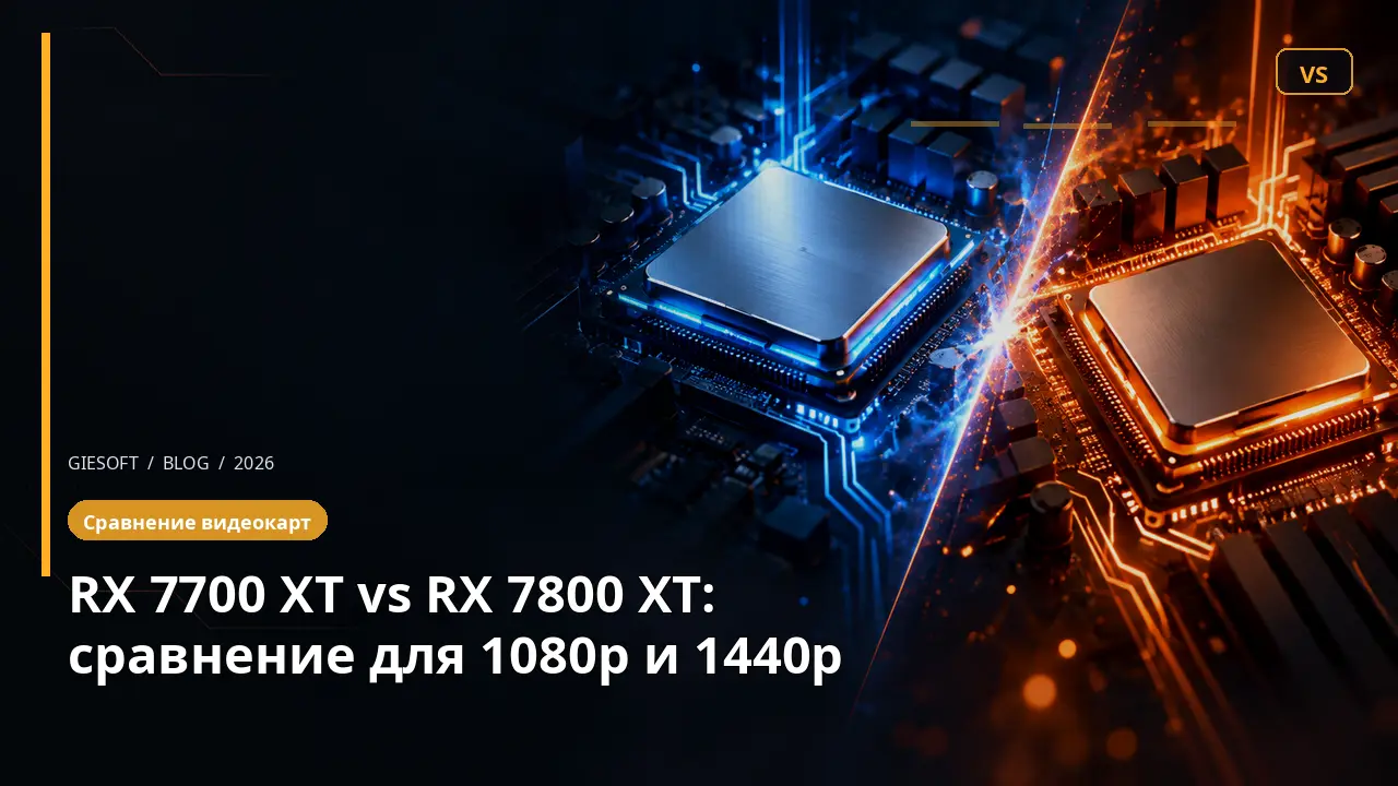 RX 7700 XT vs RX 7800 XT: сравнение для 1080p и 1440p