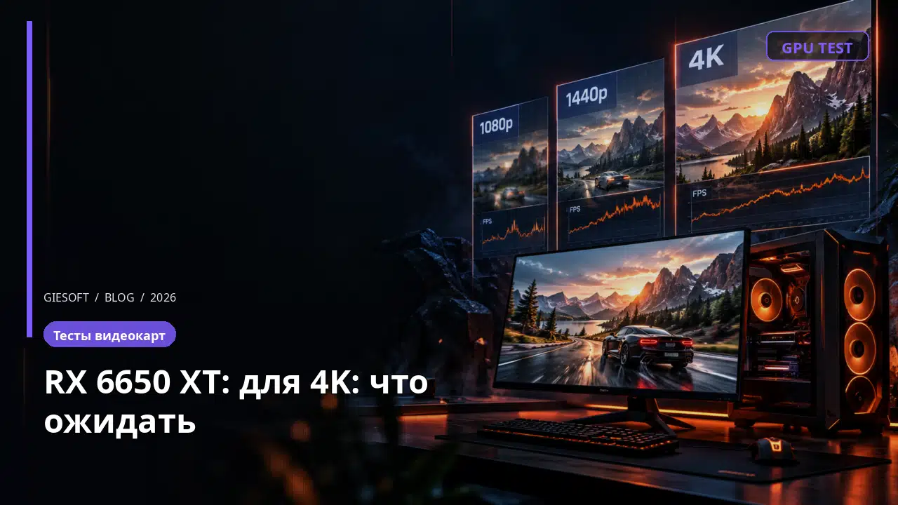 RX 6650 XT: для 4K: что ожидать