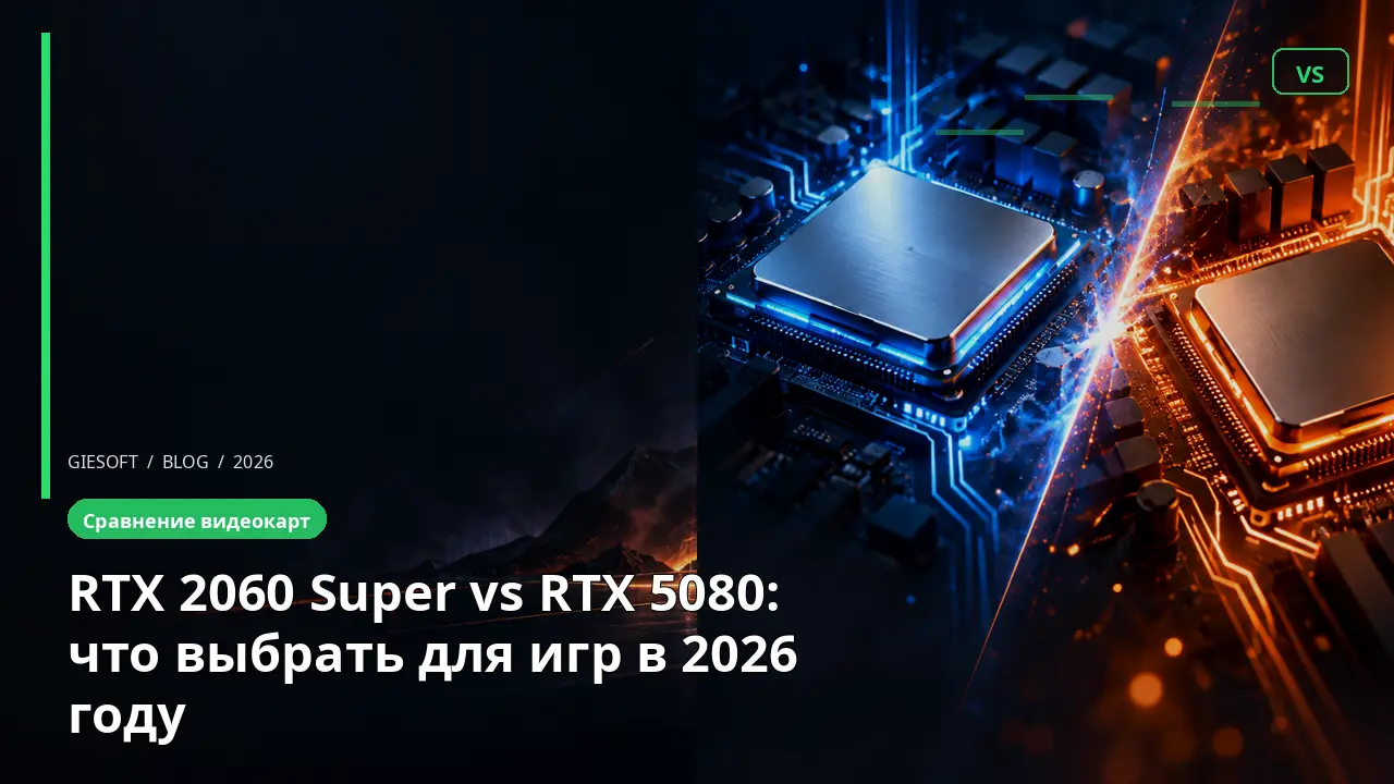 RTX 2060 Super vs RTX 5080: что выбрать для игр в 2026 году