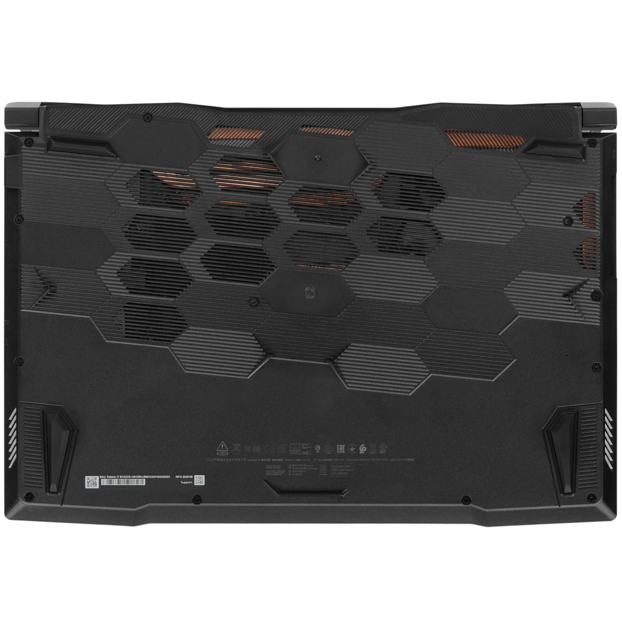 17.3 Ноутбук MSI Katana 17 B13UCR-1491XRU черный