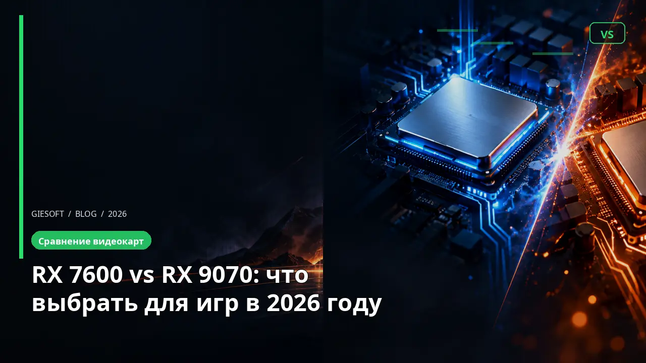 RX 7600 vs RX 9070: что выбрать для игр в 2026 году