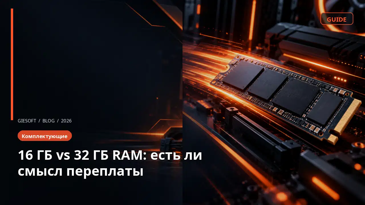 16 ГБ vs 32 ГБ RAM: есть ли смысл переплаты
