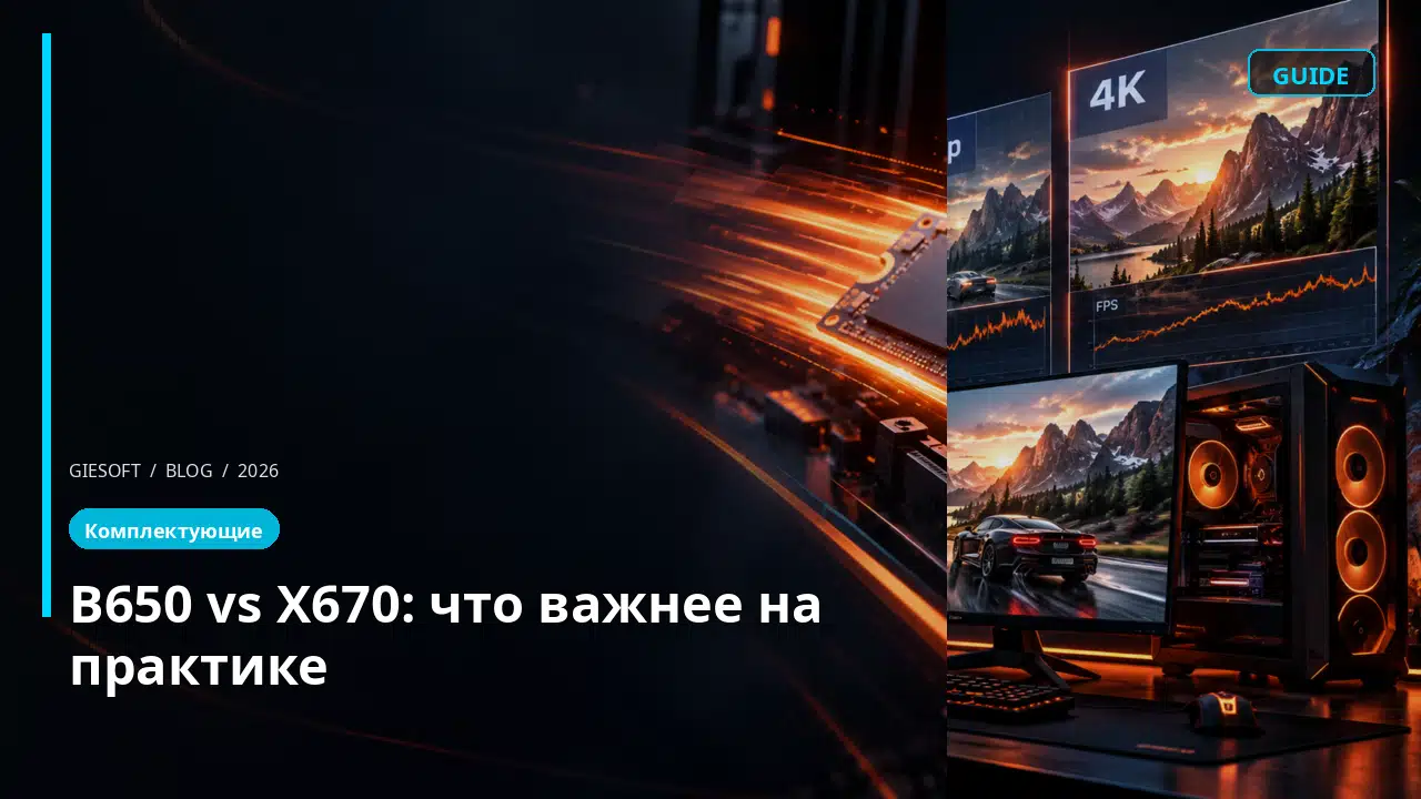 B650 vs X670: что важнее на практике