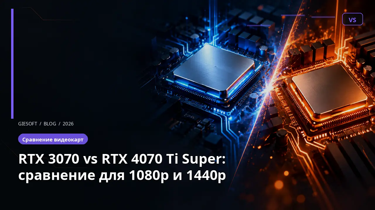 RTX 3070 vs RTX 4070 Ti Super: сравнение для 1080p и 1440p
