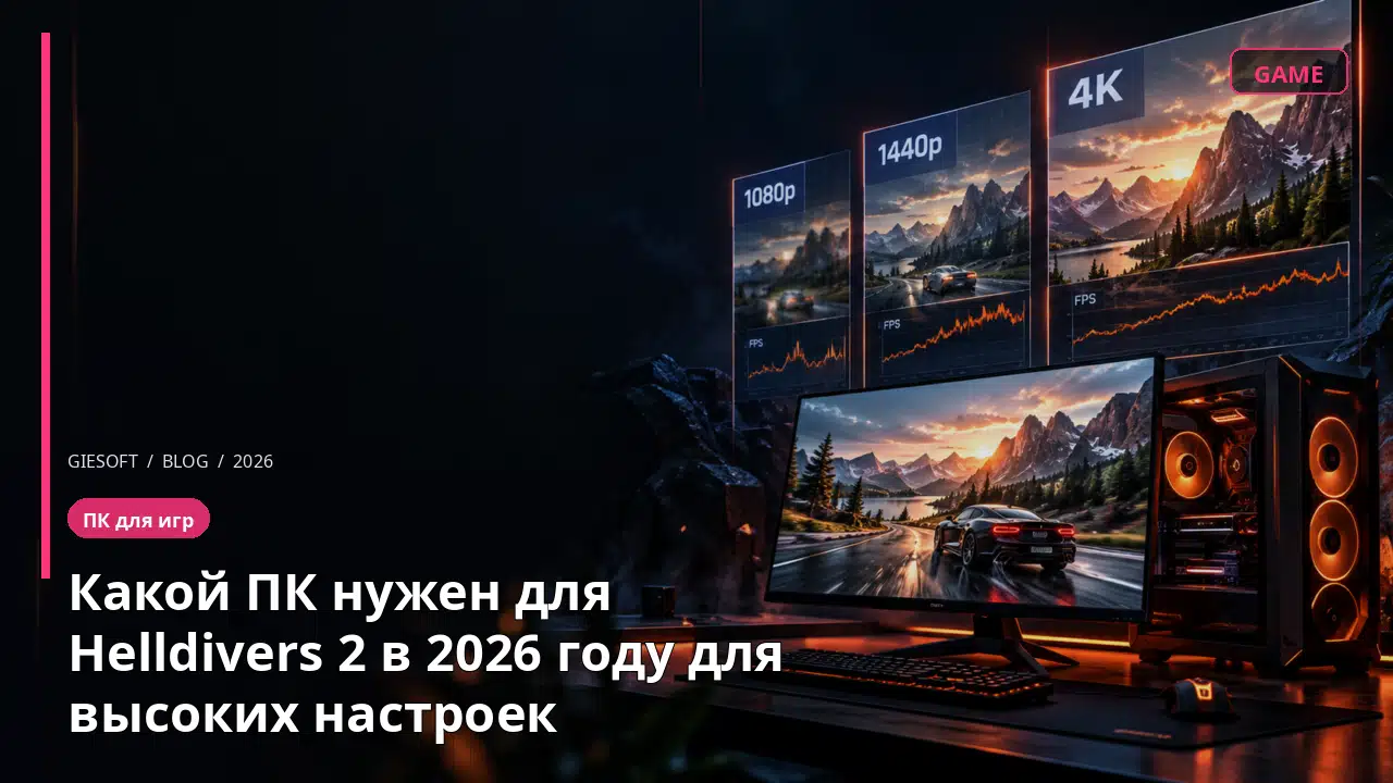 Какой ПК нужен для Helldivers 2 в 2026 году для высоких настроек