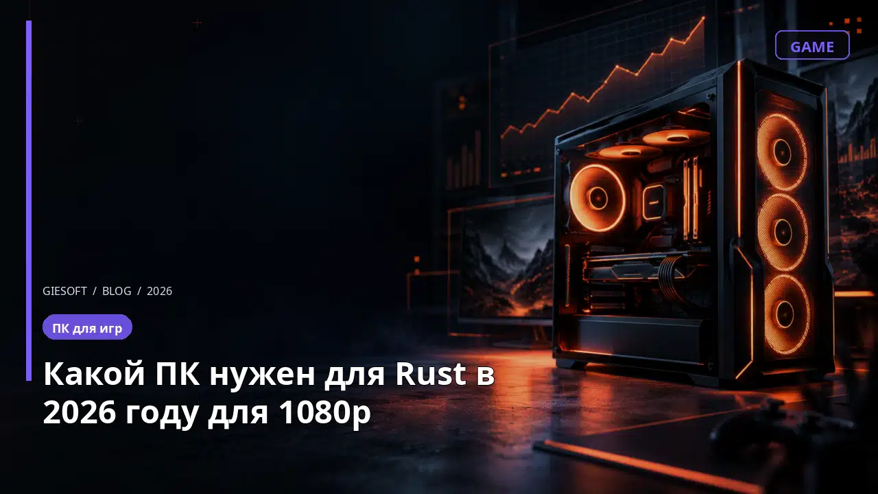 Какой ПК нужен для Rust в 2026 году для 1080p