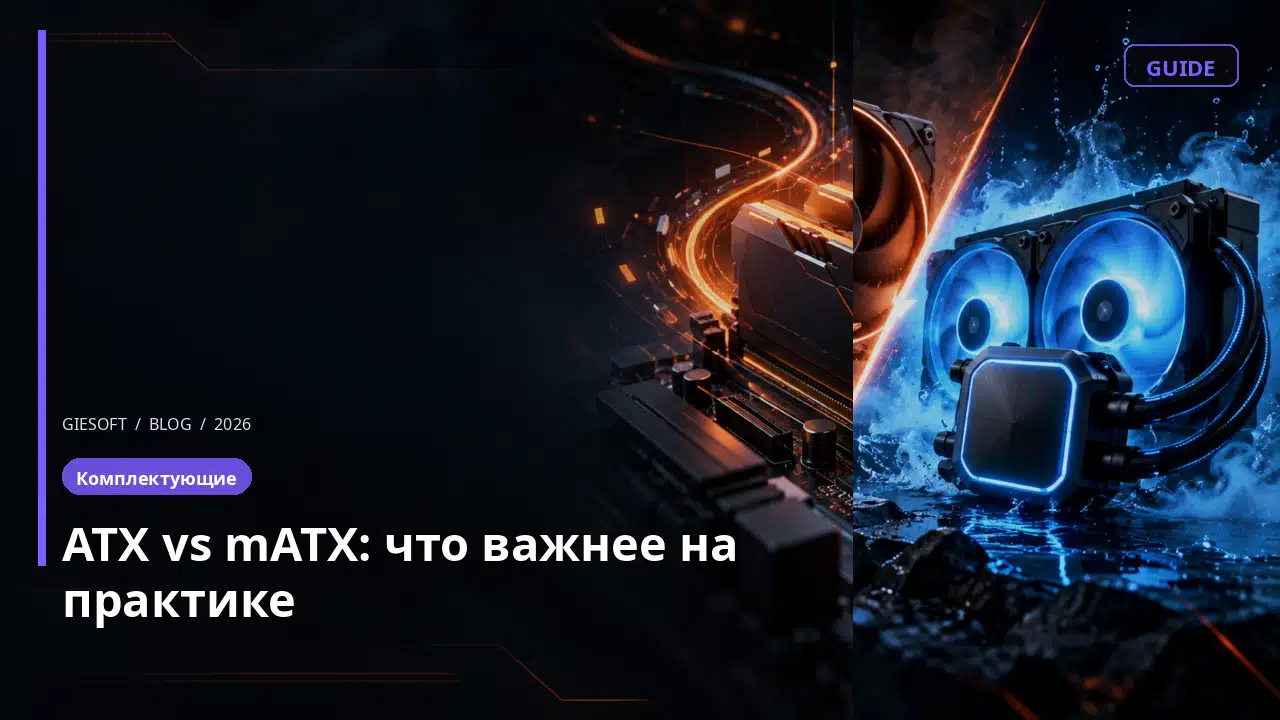 ATX vs mATX: что важнее на практике