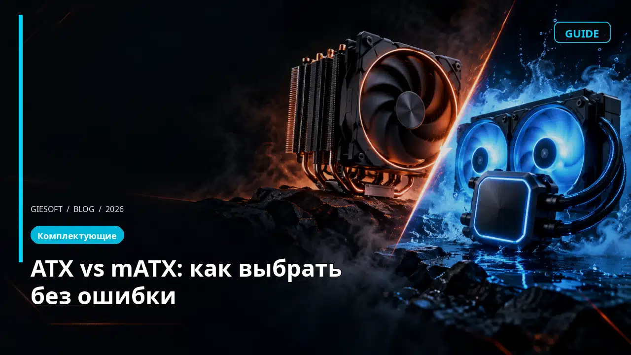 ATX vs mATX: как выбрать без ошибки